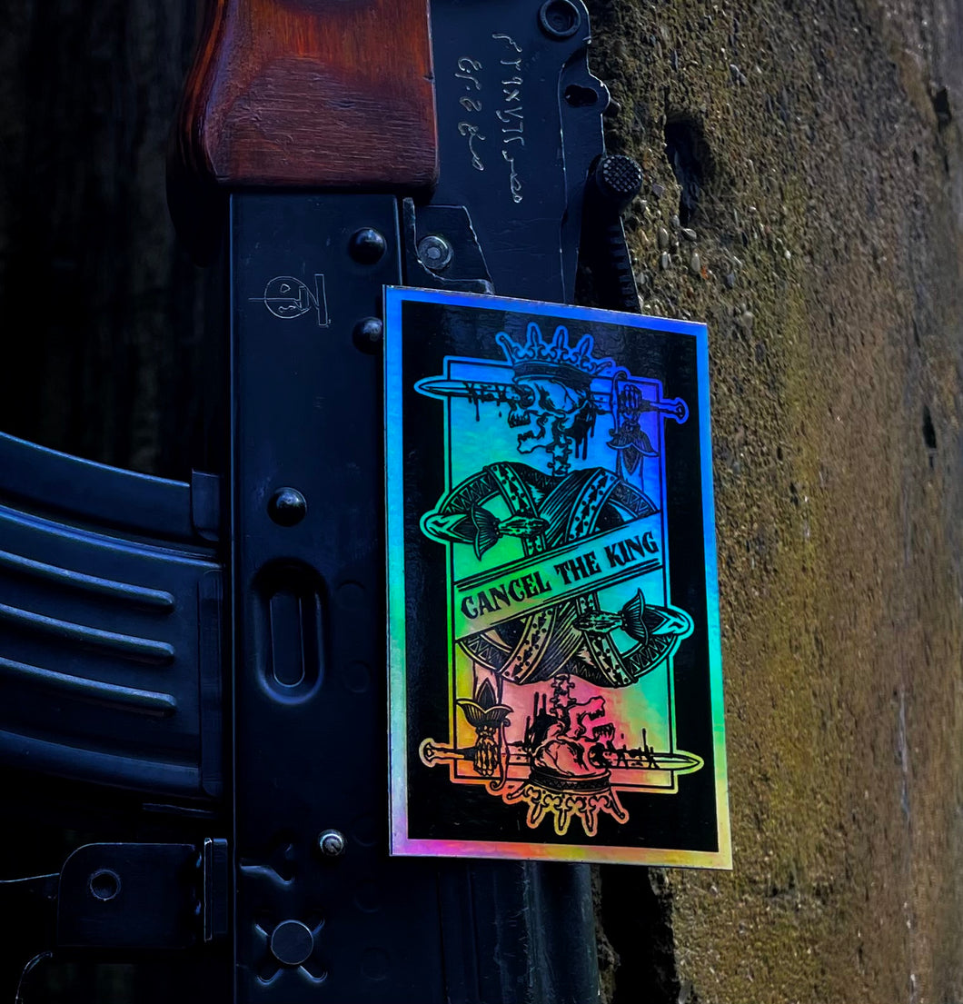 Cancel The King Holographic Magnet