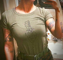 Load image into Gallery viewer, Women’s Conquer or Die T
